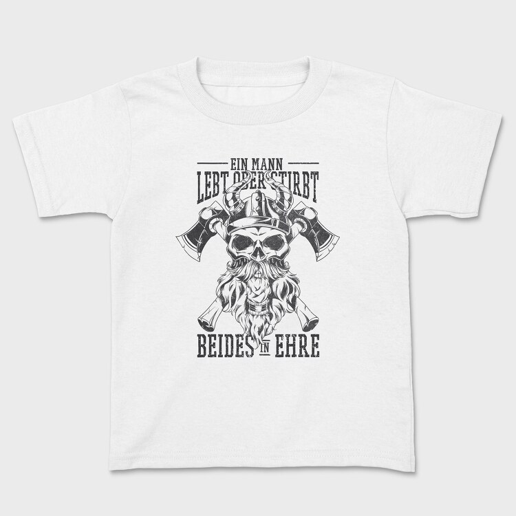 Skull Axes, Kids' T-Shirt