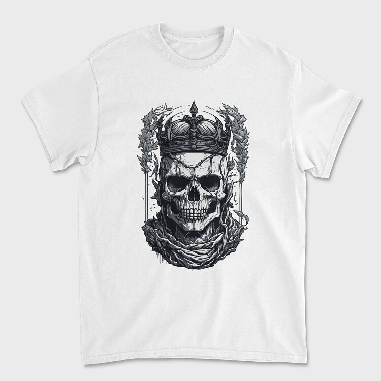 Skull Crown, Унисекс Мъжка Тениска