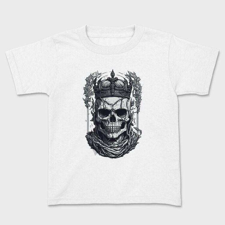 Skull Crown, Kids' T-Shirt