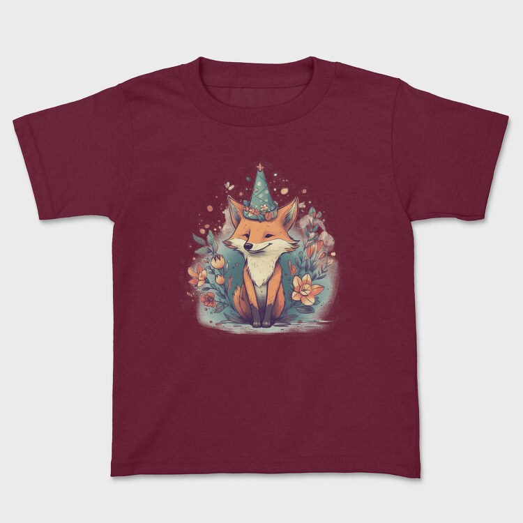 Birthday Fox, Kids' T-Shirt