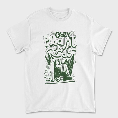 Unisex Men's T-Shirt, Crazy Plant Lady