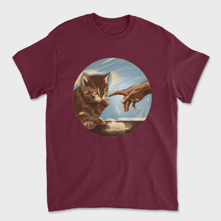 Creation Moment Cat 2, Unisex Men's T-Shirt