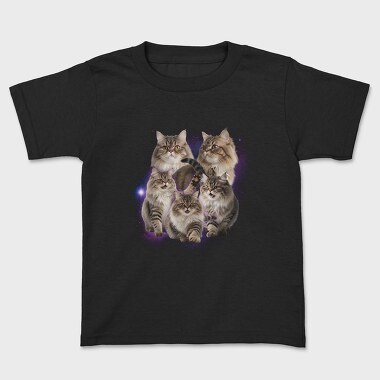 Persian Cats Space, Kids' T-Shirt
