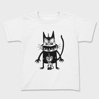Creepy Cat Mouse, Kids' T-Shirt