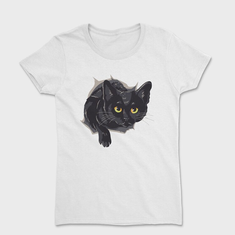 Black Cat Box, Women's T-Shirt
