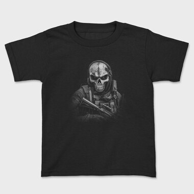 Skull Mask Special Forces, Kids' T-Shirt