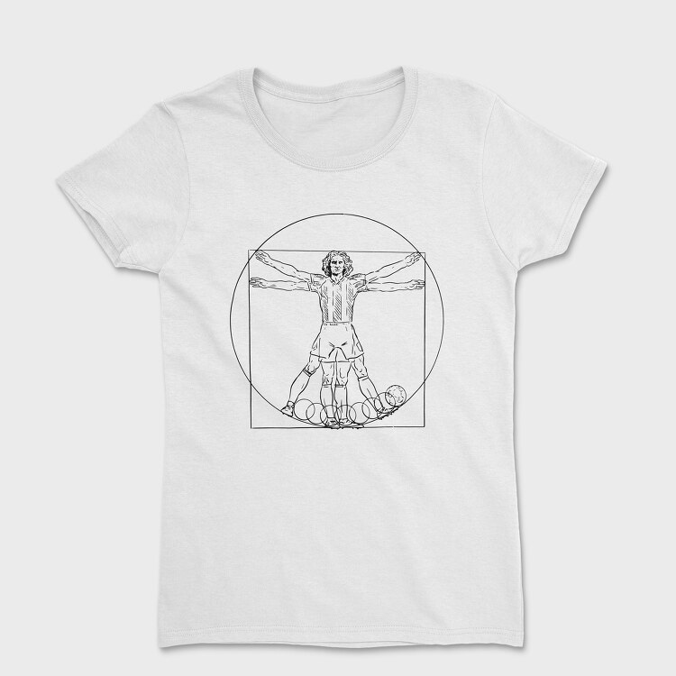 Vitruvian Man Football, Дамска Тениска