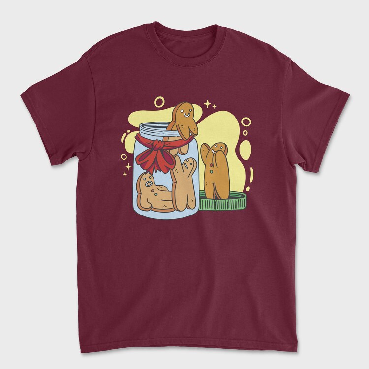 Ginger Cookie Escape Jar, Unisex Men's T-Shirt