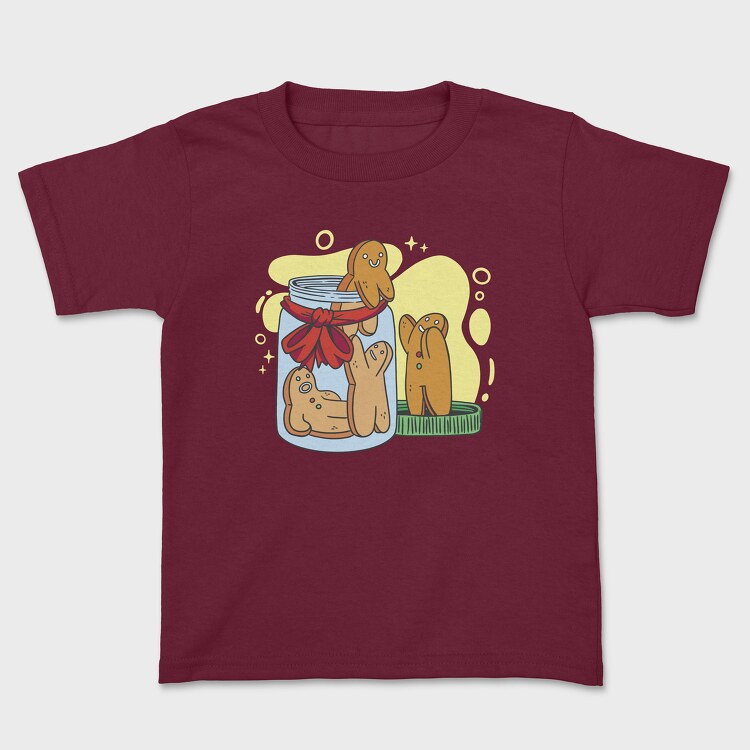 Ginger Cookie Escape Jar, Kids' T-Shirt