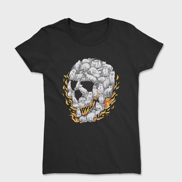 Skull of Cats, Women's T-Shirt