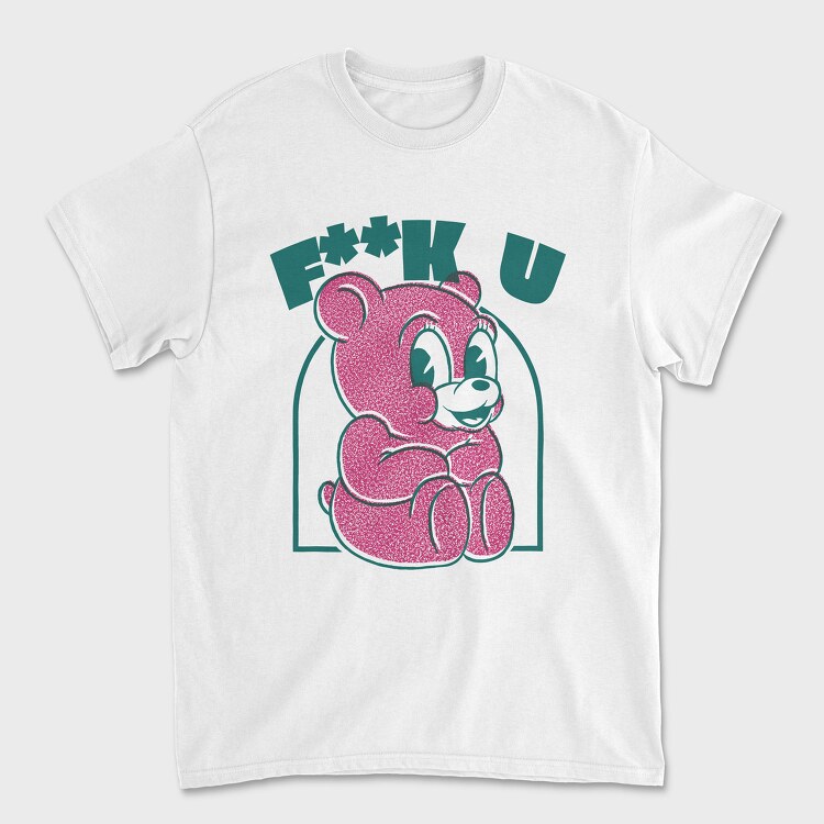 Cute Bad Bear, Унисекс Мъжка Тениска