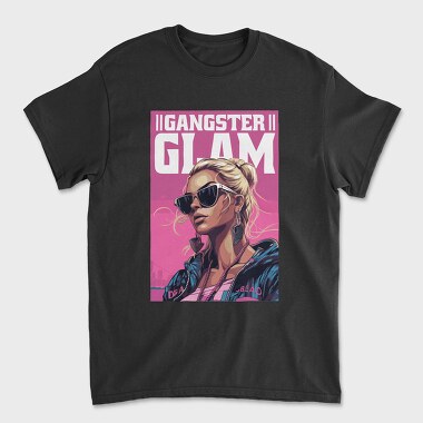 Girl Gangster, Unisex Men's T-Shirt