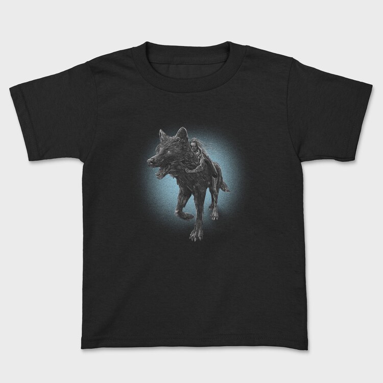 Girl Riding Wolf, Детска Тениска