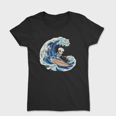 Skull Surfing, Women's T-Shirt
