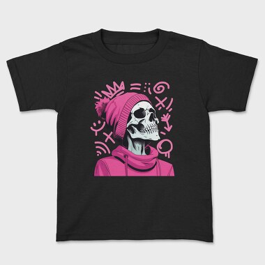 Girlie Skeleton, Kids' T-Shirt