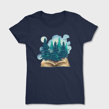Book Trees Forest, Women's T-Shirt