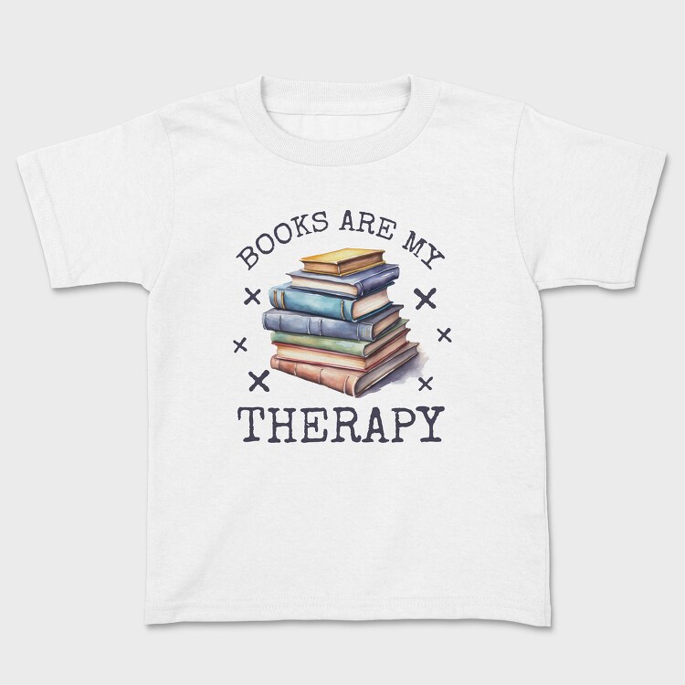 Books Are My Therapy, Детска Тениска