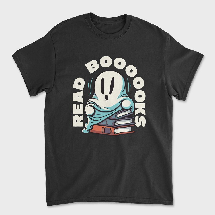 Books Ghost, Унисекс Мъжка Тениска