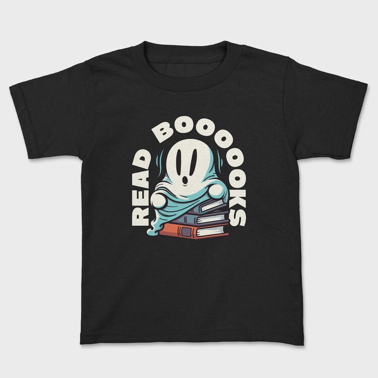 Books Ghost, Kids' T-Shirt