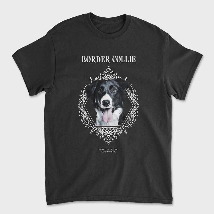 Border Collie, Unisex Men's T-Shirt