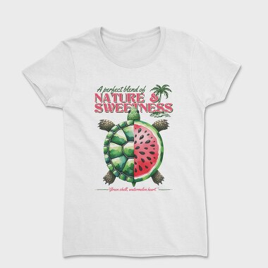 Watermelon Turtle, Women's T-Shirt