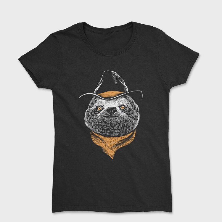 Sloth Cowboy Color, Women's T-Shirt