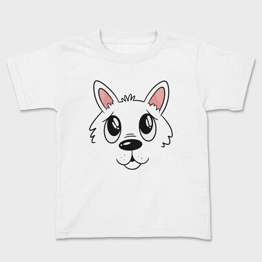 Cute Puppy Face, Kids' T-Shirt