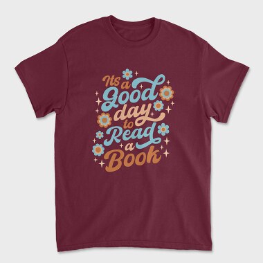 Унисекс Мъжка Тениска, Good Day Book
