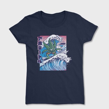 Weed Leaf Surf, Women's T-Shirt