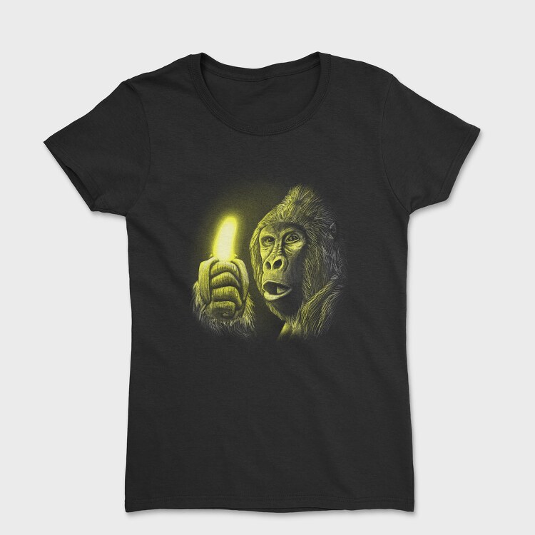 Gorilla Shining Banana, Дамска Тениска