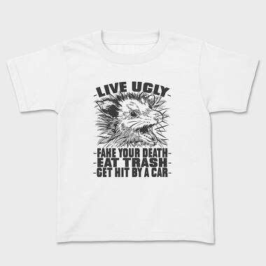Детска Тениска, Live Ugly
