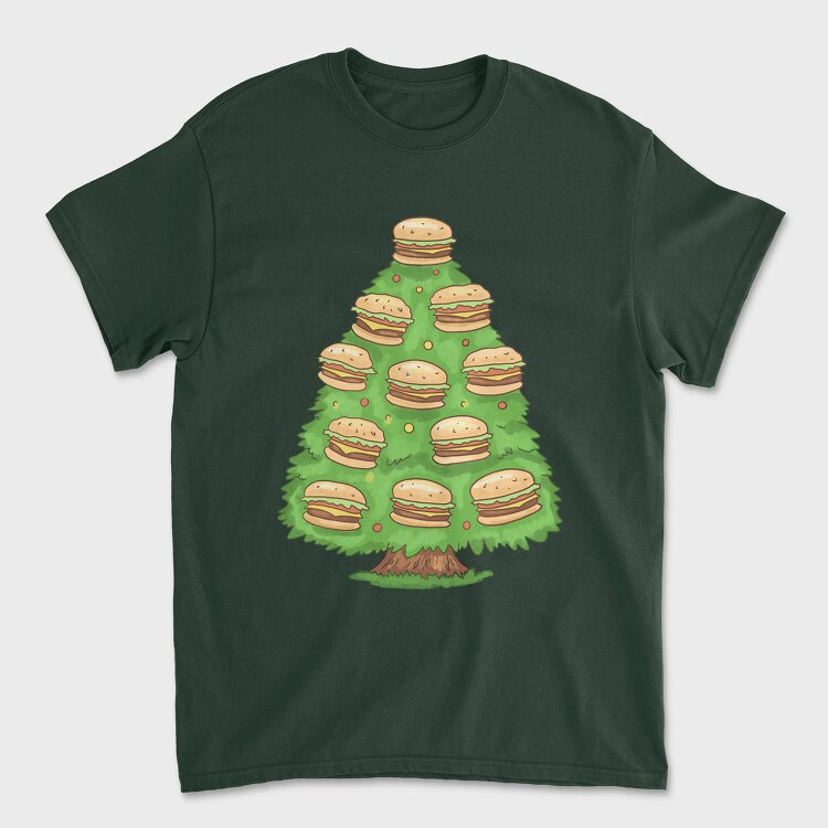 Burger Tree, Унисекс Мъжка Тениска