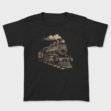 Locomotive Vintage, Kids' T-Shirt