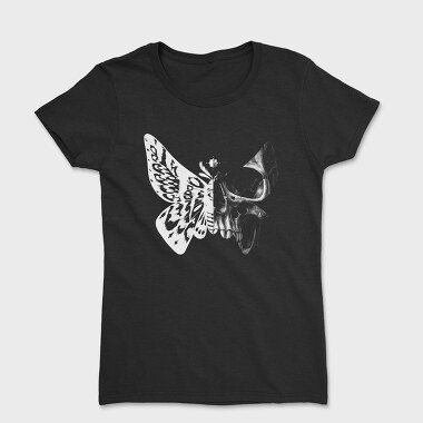 Butterfly Half Skull, Дамска Тениска