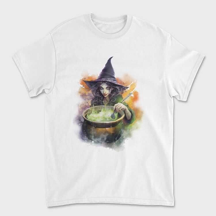 Witch Watercolor, Унисекс Мъжка Тениска