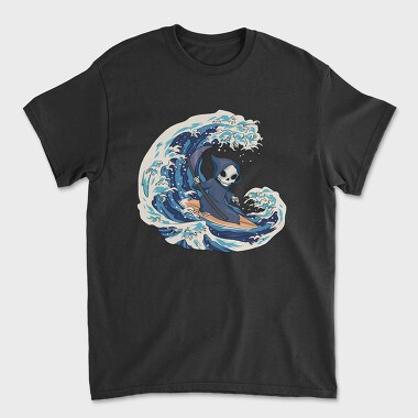 Grim Reaper Surfing, Unisex Men's T-Shirt