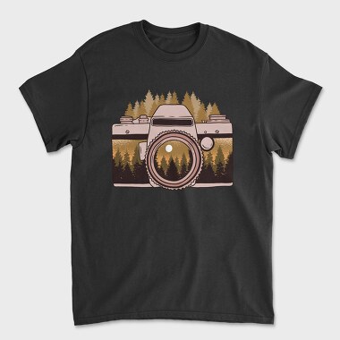 Camera Forest, Unisex Men's T-Shirt