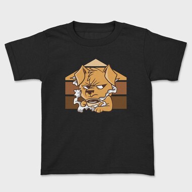 Dark Coffee Darker Soul Dog, Kids' T-Shirt