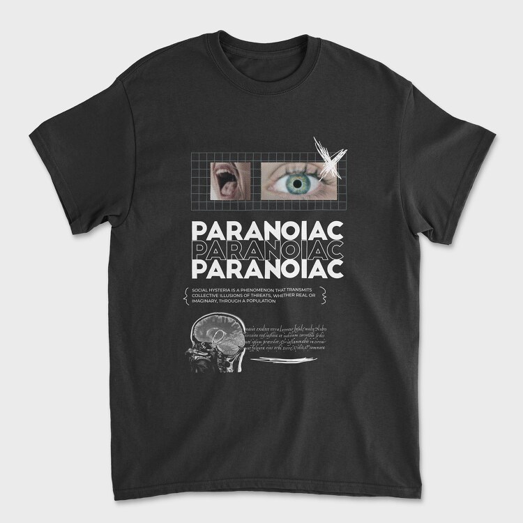 Society Paranoiac, Unisex Men's T-Shirt