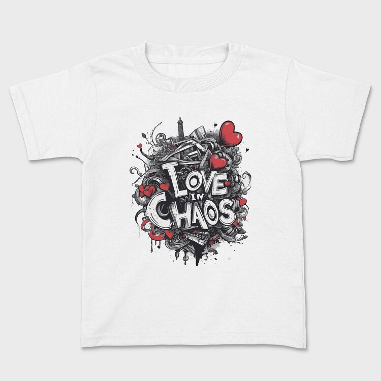 Kids' T-Shirt, Love Chaos
