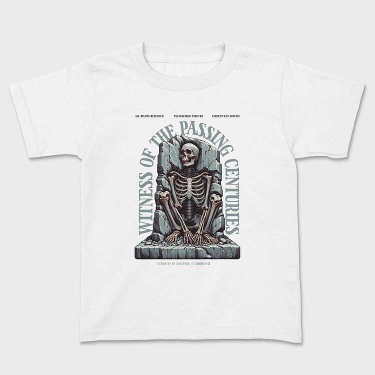 Witness of the Passing Centuries, Kids' T-Shirt