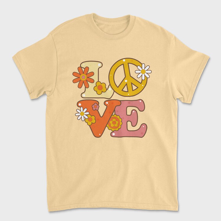 Love Illustration, Unisex Men's T-Shirt