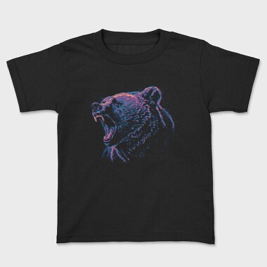 Grizzly Bear Roaring, Детска Тениска