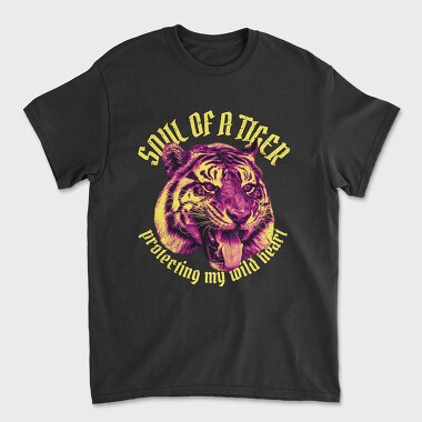 Soul of a Tiger, Unisex Men's T-Shirt