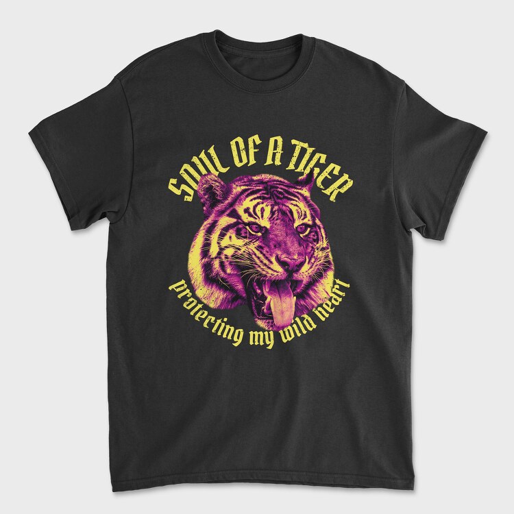 Soul of a Tiger, Unisex Men's T-Shirt