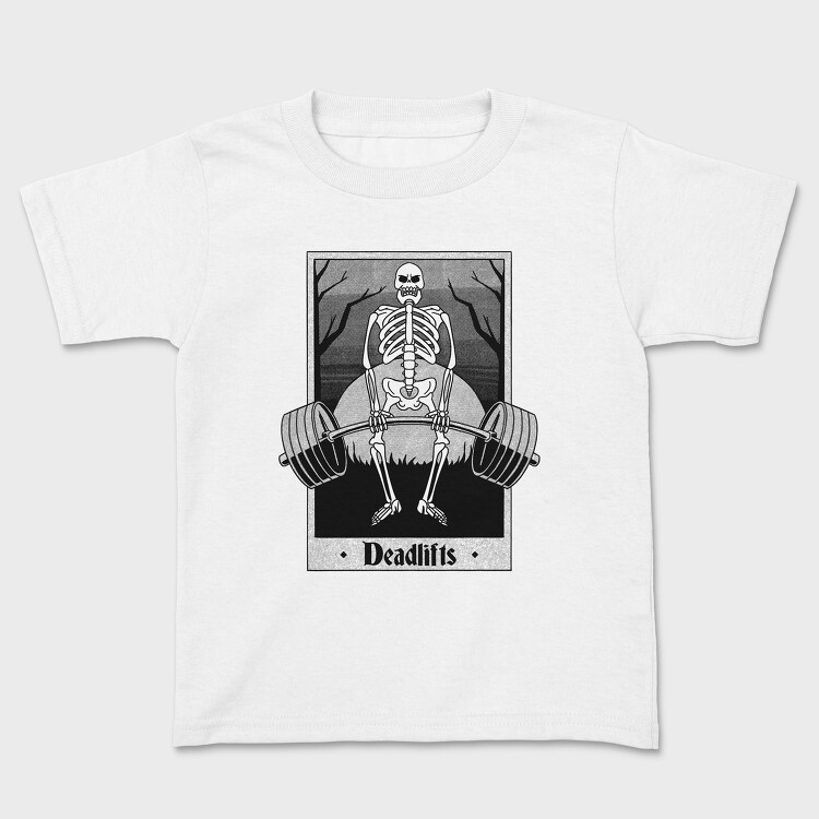 Deadlifts Skeleton, Детска Тениска