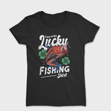 Lucky Fishing, Women's T-Shirt