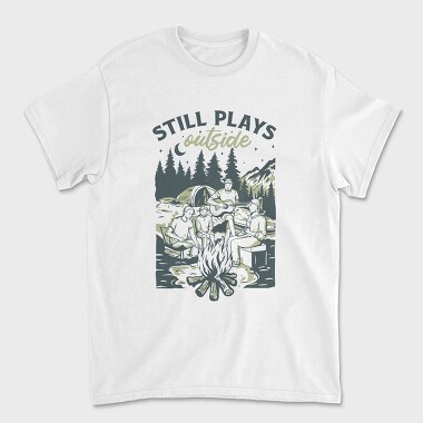 Camping With Friends, Unisex Men's T-Shirt