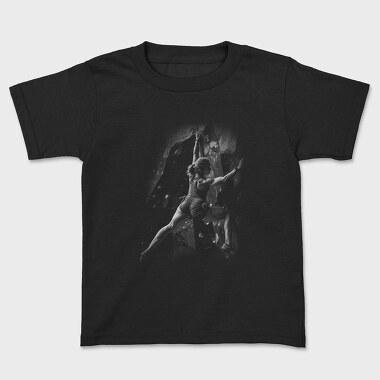 Woman Boulder, Kids' T-Shirt