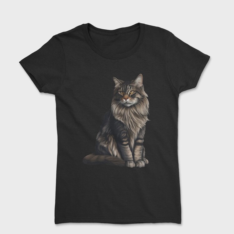 Maine Coon Cat, Women's T-Shirt